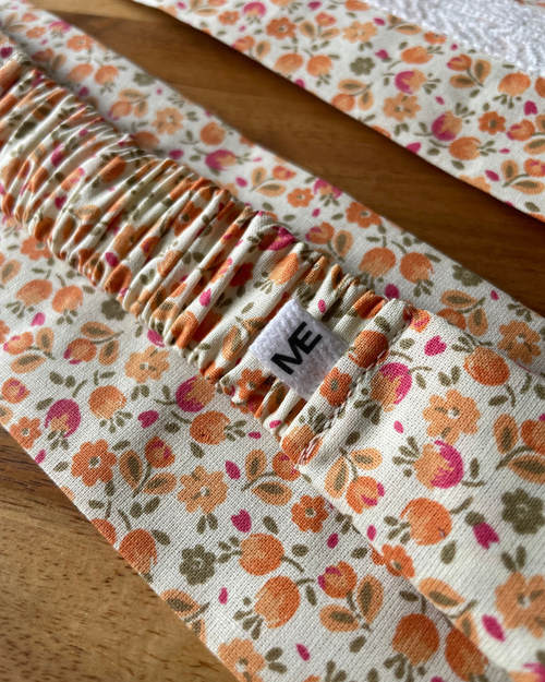 Bandeau cheveux fleur - Peachy bloom