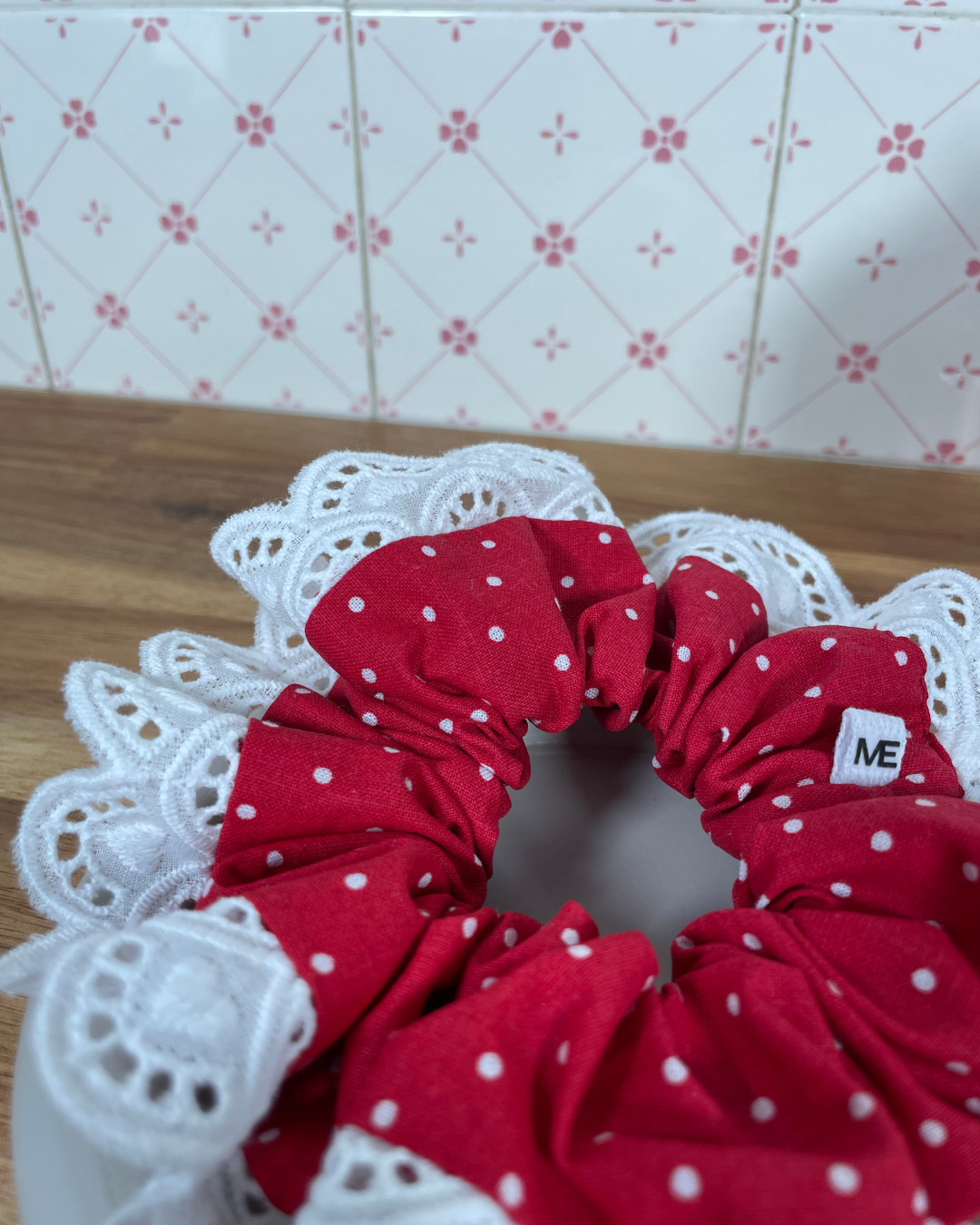Chouchou pois rouge - Cherry lady