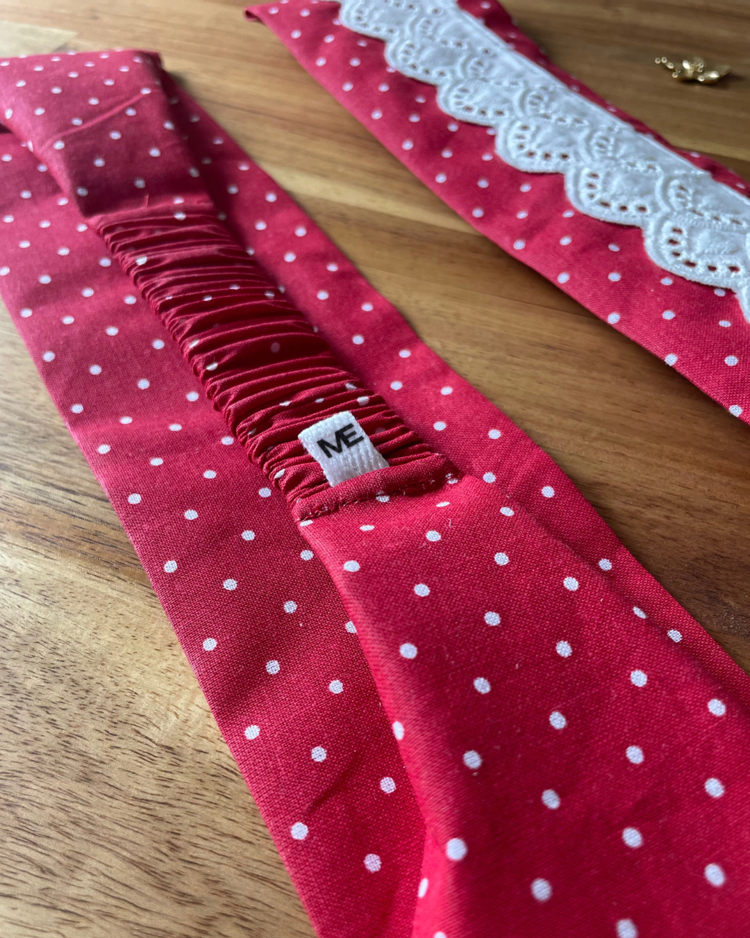 Bandeau cheveux pois - Cherry lady