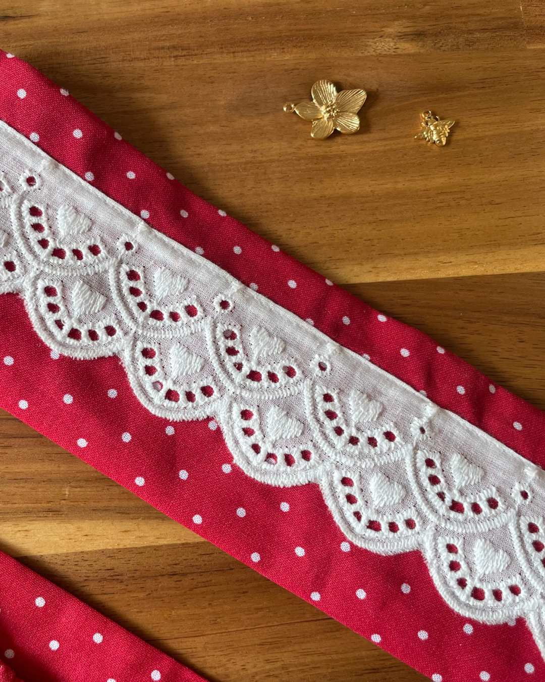 Bandeau cheveux pois - Cherry lady