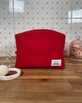 Trousse velours / pois - Cherry lady