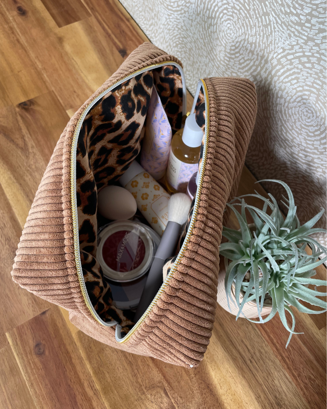 Trousse velours / léopard - Wild life