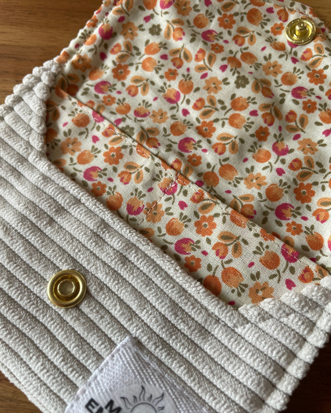Porte carte - Peachy bloom